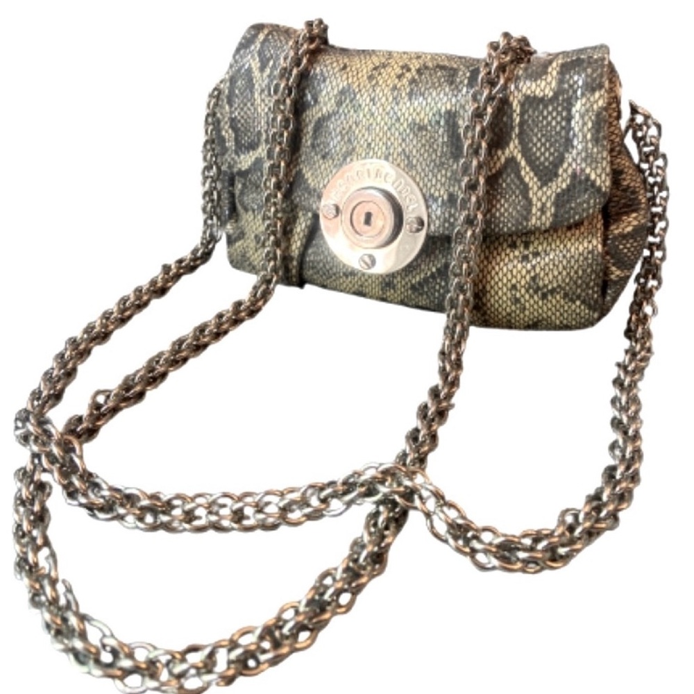 Henri Bendel 'Milliner' Snakeskin Mini Bag retractable Chain Strap